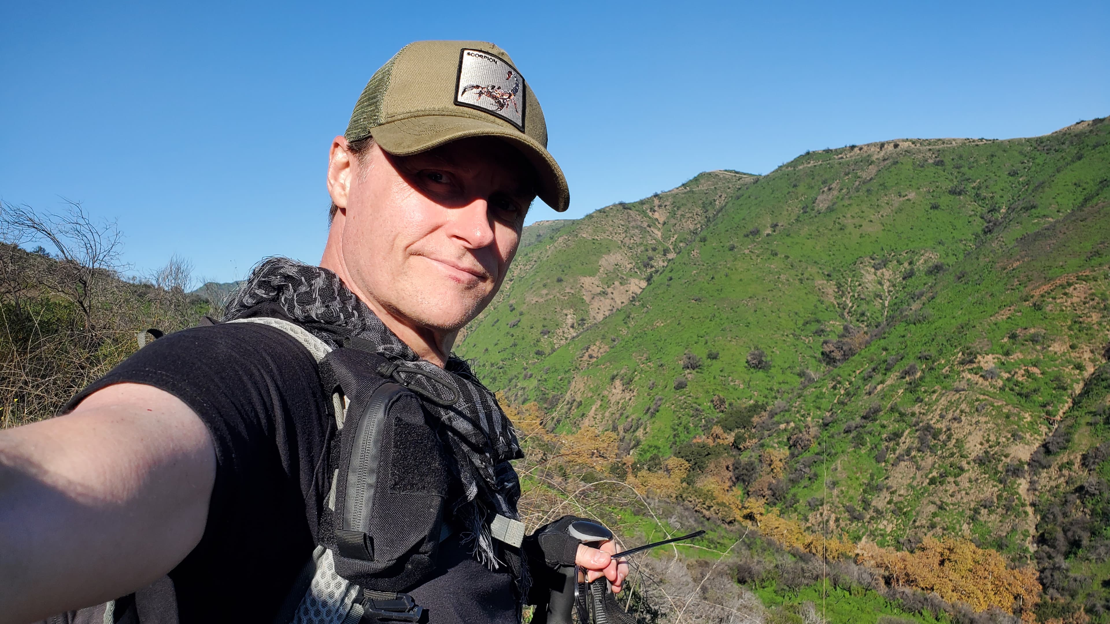 Paul Barry on the trail